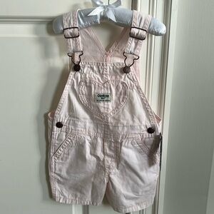 Toddler Girls Pink OshKosh Bgosh Overalls- NWT!